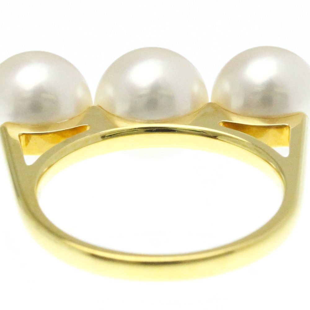 Tasaki Balance Ella Ring Yellow Gold (18K) Fashion Pearl Band Ring Gold - Picture 7 of 10